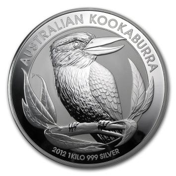 Australië Kookaburra 2012 1 kilo silver